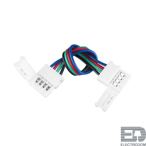 Коннектор для светодиодной ленты RGB 10 см (10 шт.) Elektrostandart a039790 - цена и фото
