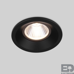 Elektrostandard 25024/LED/ Встраиваемый светильник 7W 4200K BK черный - цена и фото