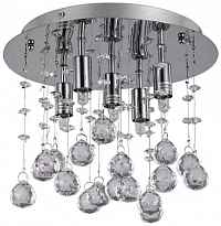 Потолочный светильник Ideal Lux Moonlight PL5 Cromo 094649 - цена и фото Потолочный светильник Ideal Lux Moonlight PL5 Cromo 094649 - цена и фото