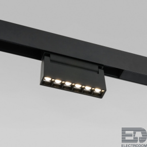 Трековый светодиодный светильник Slim Magnetic HL01 6W 4200K черный 85009/01 - цена и фото