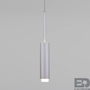 Подвесной светодиодный светильник Eurosvet Dante 50203/1 LED матовое серебро - цена и фото