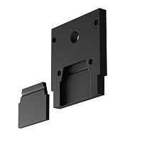 Торцевая заглушка для шинопровода Maytoni Technical ClipLine Exility черная 1шт TRA034EC-SCCL-42B - цена и фото