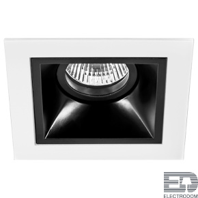 Комплект из встраиваемого светильника и рамки Lightstar Domino D51607 - цена и фото