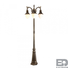 Уличный светильник на столбе Arte Lamp Vienna A1317PA-3BN - цена и фото