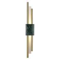 Настенный светодиодный светильник Crystal Lux CARTA AP6W LED GREEN/BRASS - цена и фото