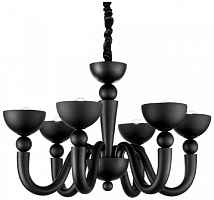 Подвесная люстра Ideal Lux Bon Bon SP6 Nero 140339 - цена и фото Подвесная люстра Ideal Lux Bon Bon SP6 Nero 140339 - цена и фото