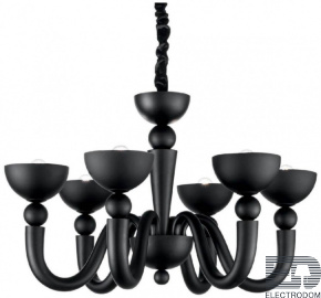 Подвесная люстра Ideal Lux Bon Bon SP6 Nero 140339 - цена и фото