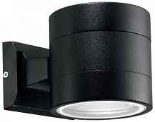 Уличный настенный светильник Ideal Lux Snif Ap1 Round Nero 061450 - цена и фото
