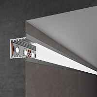 Встраиваемый алюминиевый профиль для LED ленты (под ленту до 12,4mm) LL-2-ALP017 LL-2-ALP017 - цена и фото