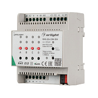 INTELLIGENT ARLIGHT Диммер KNX-204-DIM-DIN (12-48V, 8x0.35/4x0.7/2x1A) Arlight 025660 - цена и фото