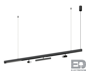 Kink Light 07617B,19 Подвес Лайви черный w150*2,5 h150 высота корпуса h5 Led 38W (4000K) - цена и фото
