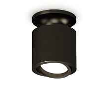 Комплект накладного поворотного светильника XS7402060 SBK/PBK черный песок/черный полированный MR16 GU5.3 (N7926, C7402, N7002) - цена и фото