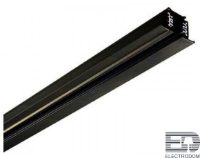 Шинопровод трехфазный Ideal Lux Link Trim Profile 2000 Mm Bk On-Off 188027 - цена и фото