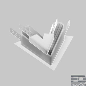 Maytoni Коннектор угловой 45° Exility встраиваемый под ГКЛ 9,5мм, белый TRA034CLS-42W - цена и фото