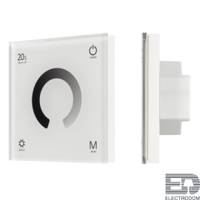 Панель SMART-P4-DIM-G-IN White (12-24V, 4x3A, Sens, 2.4G) Arlight - цена и фото