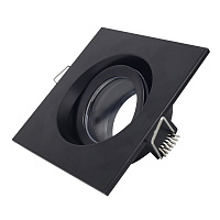 ST255.418.01 Встраиваемый светильник Черный GU10 1*50W IP65 L96xW96xH45 220V Без ламп - цена и фото