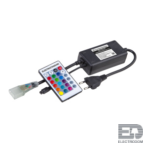Контроллер для гибкого неона RGB LS001 220V 5050 с ПДУ (ИК) Elektrostandart LSC 011 - цена и фото