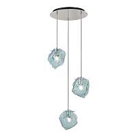 SL1175.113.03 Светильник подвесной ST-Luce Хром/Светло-голубой E14 3*40W - цена и фото