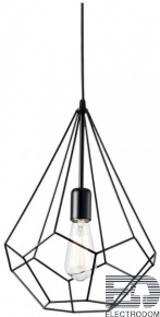 Подвесной светильник Ideal Lux Ampolla-3 SP1 Nero 148175 - цена и фото