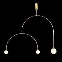 ST LUCE SL1187.203.03 Светильник подвесной ST-Luce Золотистый/Белый G9 3*5W 4000K