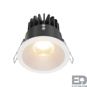Встраиваемый светильник Maytoni Technical Downlight DL034-01-12W2.7K-W - цена и фото