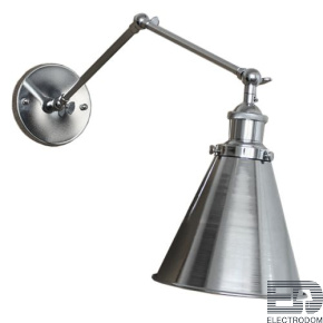 Бра 20th c Library Single Sconce Silver II ImperiumLoft - цена и фото