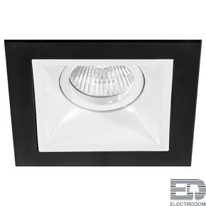 Комплект из встраиваемого светильника и рамки Lightstar Domino D51706 - цена и фото