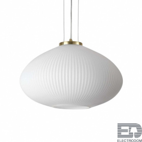 Подвесной светильник Ideal Lux PLISSE SP1 D45 OTTONE SATINATO 285191 - цена и фото