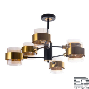 Потолочная люстра Arte Lamp Carlo A8205SP-6BK - цена и фото