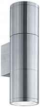 Уличный настенный светильник Ideal Lux Gun AP2 Small Alluminio 033013 - цена и фото