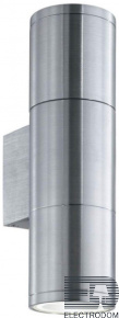 Уличный настенный светильник Ideal Lux Gun AP2 Small Alluminio 033013 - цена и фото