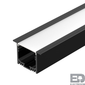 Профиль SL-LINIA49M-F-2000 BLACK (Arlight, Алюминий) - цена и фото