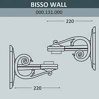 Консоль для паркового фонаря FUMAGALLI BISSO WALL 000.131.000.B0 - цена и фото