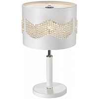 Настольная лампа Wertmark WE394.03.004 Adriana E27 40 Вт белый, хром - цена и фото