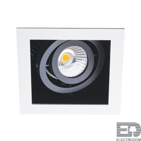 Встраиваемый светодиодный светильник Italline DL 3014 white/black - цена и фото