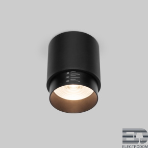 Накладной светодиодный светильник Cors 25032/LED 10W 4200K чёрный - цена и фото