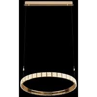 Люстра подвесная светодиодная Wertmark WE458.01.343 VERA LED 120 Вт золото 3000-3500-4000К с пультом - цена и фото