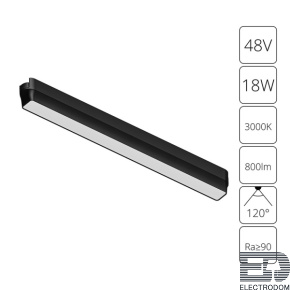 Трековый светодиодный светильник Arte Lamp Rapid A1168PL-1BK - цена и фото
