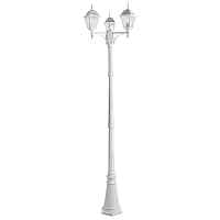 Уличный светильник на столбе Arte Lamp Bremen A1017PA-3WH - цена и фото