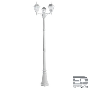 Уличный светильник на столбе Arte Lamp Bremen A1017PA-3WH - цена и фото