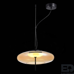 ST LUCE SL6500.413.01 Подвес ST-Luce Черный/Янтарный LED 1*15W 3000K - цена и фото