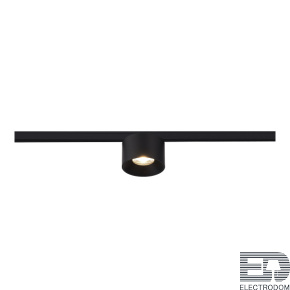 ST669.436.05 Магнитный трековый светильник Черный LED 1*5W 3000K 350Lm Ra>90 36° IP20 D60xH37 24V - цена и фото
