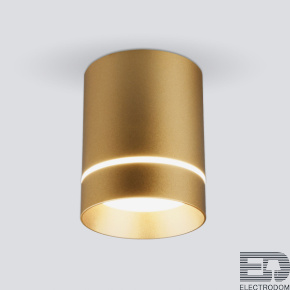 Elektrostandard DLR021 9W 4200K / Светильник светодиодный стационарный золото матовый - цена и фото