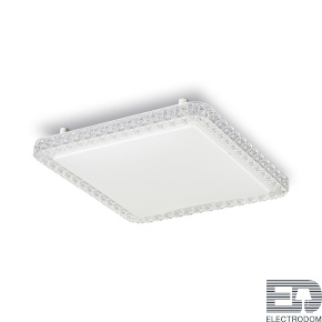 Люстра потолочная светодиодная с диммером Citilux Кристалино Слим CL715K360 Прозрачный - цена и фото