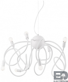 Подвесная люстра Ideal Lux Multiflex SP8 Bianco 141893 - цена и фото
