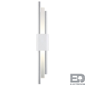 Настенный светодиодный светильник Crystal Lux CARTA AP6W LED WHITE/CHROME - цена и фото