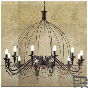 Подвесная люстра Ideal Lux Corte SP12 Ruggine 097671 - цена и фото