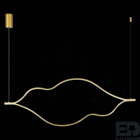 Светильник подвесной ST-Luce Золотистый/Белый LED 1*56W 4000K SL6106.203.56 - цена и фото