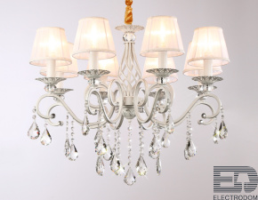 Подвесная люстра с абажурами и хрусталем TR4548 Traditional Ambrella light - цена и фото