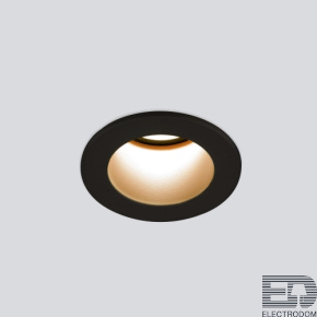 Встраиваемый точечный светодиодный светильник 25023/LED 7W 4200K BK черный - цена и фото